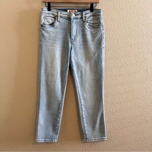 Kut from the Kloth Catherine High Rise Crop Straight Leg Jeans Size 6